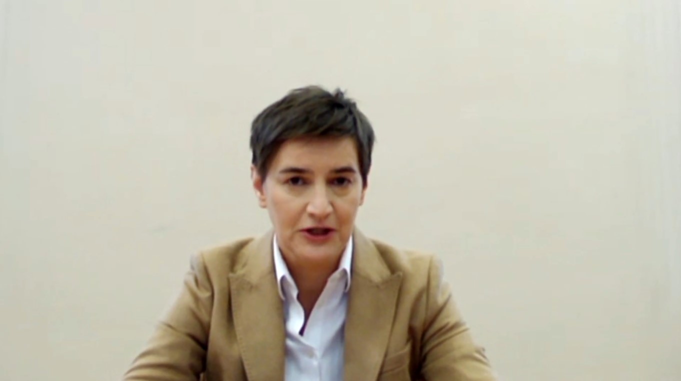 Брнабиќ утре во посета на Скопје