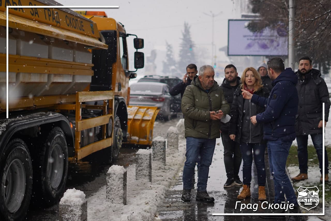 Арсовска излезе на увид на состојбата на улиците и булеварите