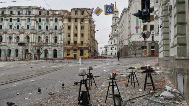 Телевизиската кула во Харков е оштетена во руски напад