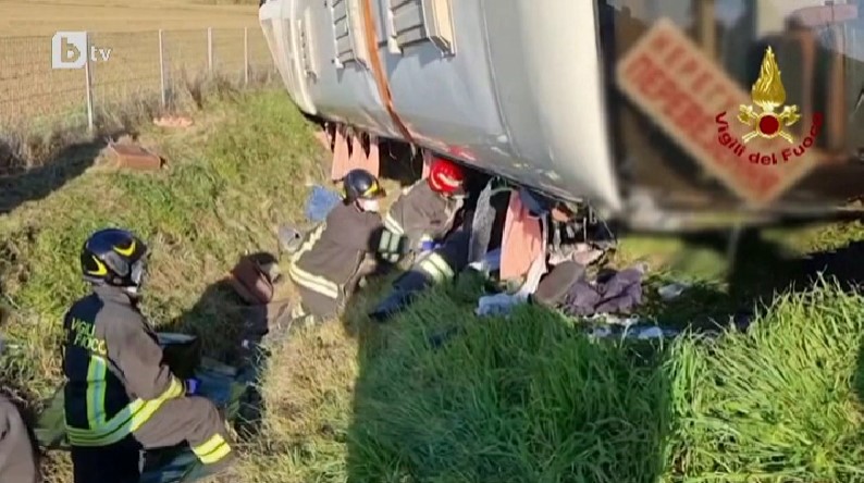 Автобуска несреќа во Италија – се превезувале бегалци од Украина