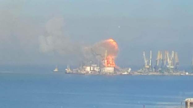 Уништен брод на руската морнарица на јужното пристаниште, објави украинската војска