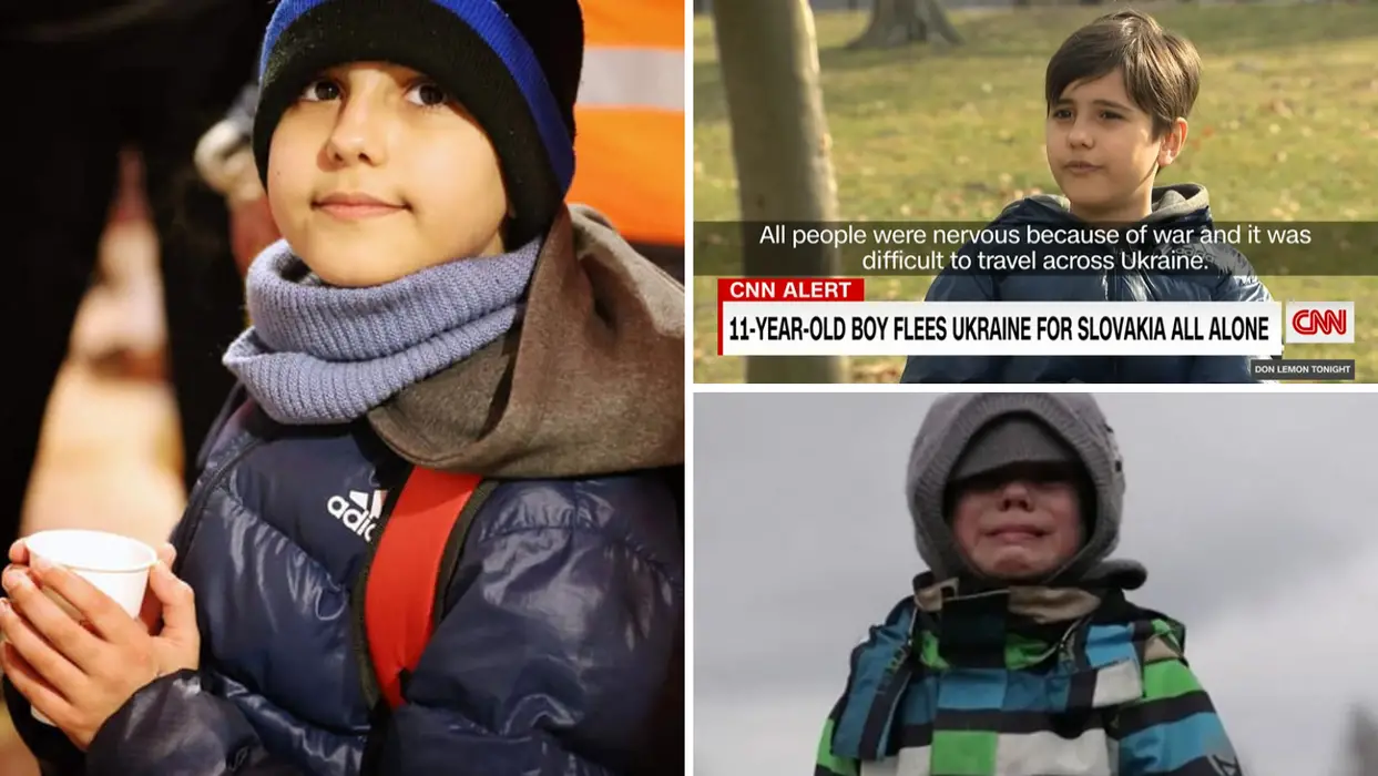 Момчето (11) кое само побегна од Украина: Сакав да плачам бидејќи бев без мајка ми …