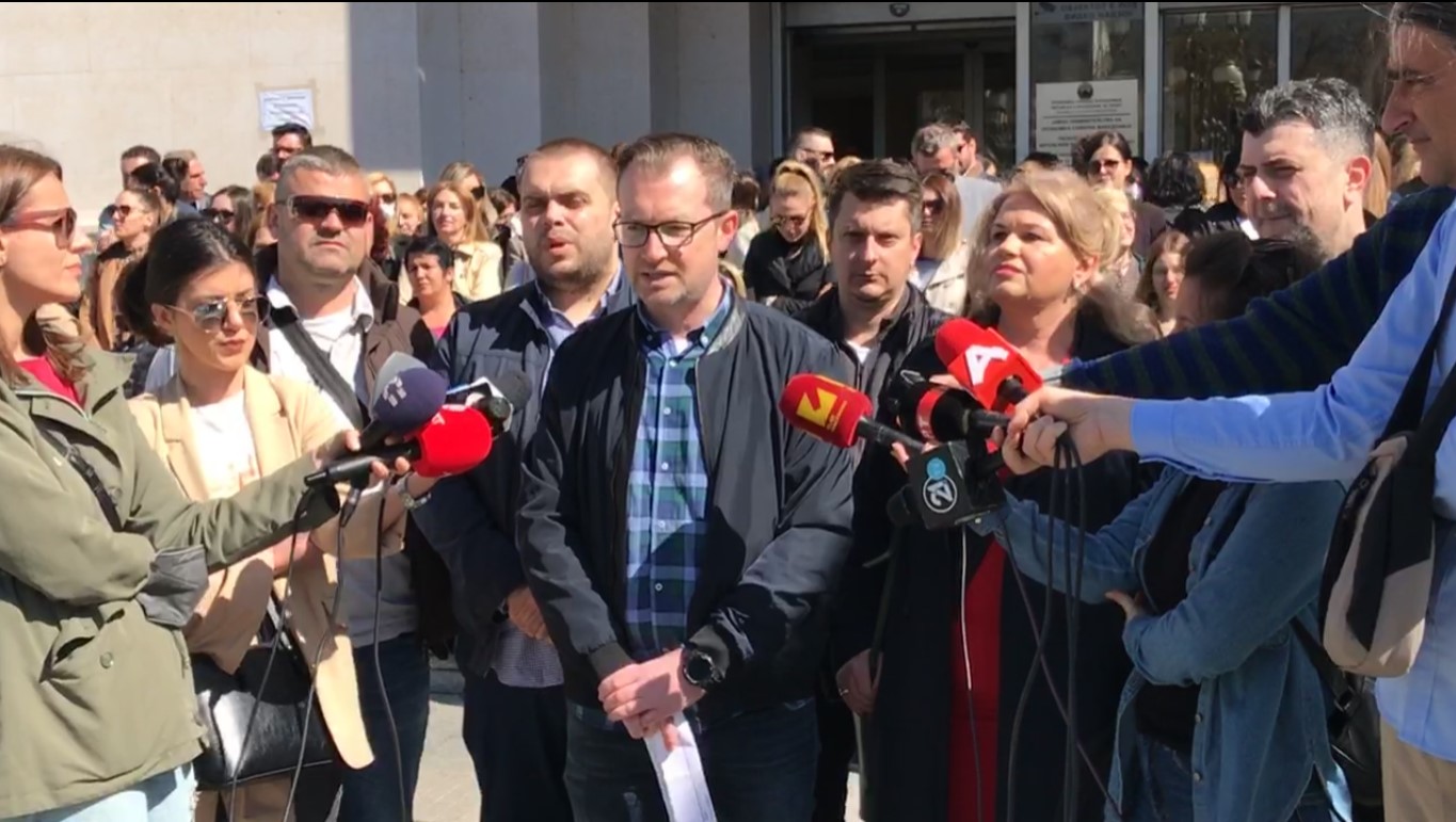 Втор ден од предупредувачкиот протест на УПОЗ