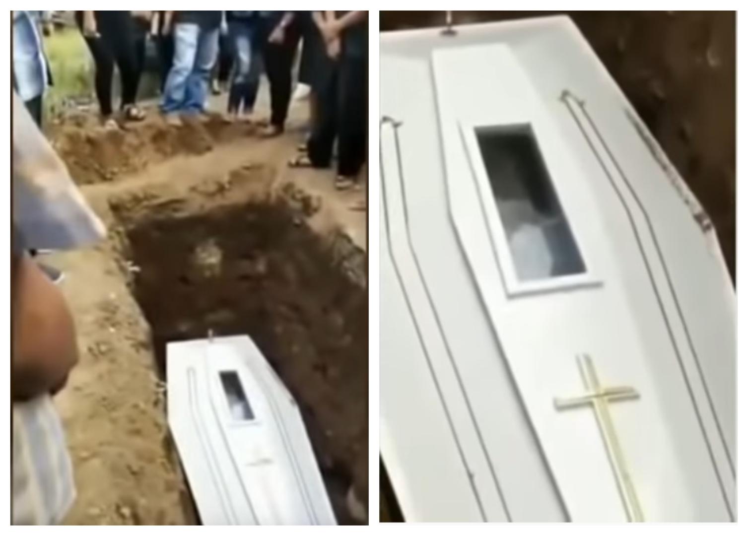 На погребот на својот пријател, тој снимил грозоморен момент. Што се случило со телото на починатиот?