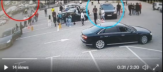 ВИДЕО: Снимка од инцидентот во скопски Чаир со пукање во полицски службеник