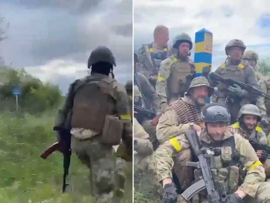 Се појави видео во кое се тврди дека украинските војниците дошле до границата со Русија – „Претседателе успеавме!“