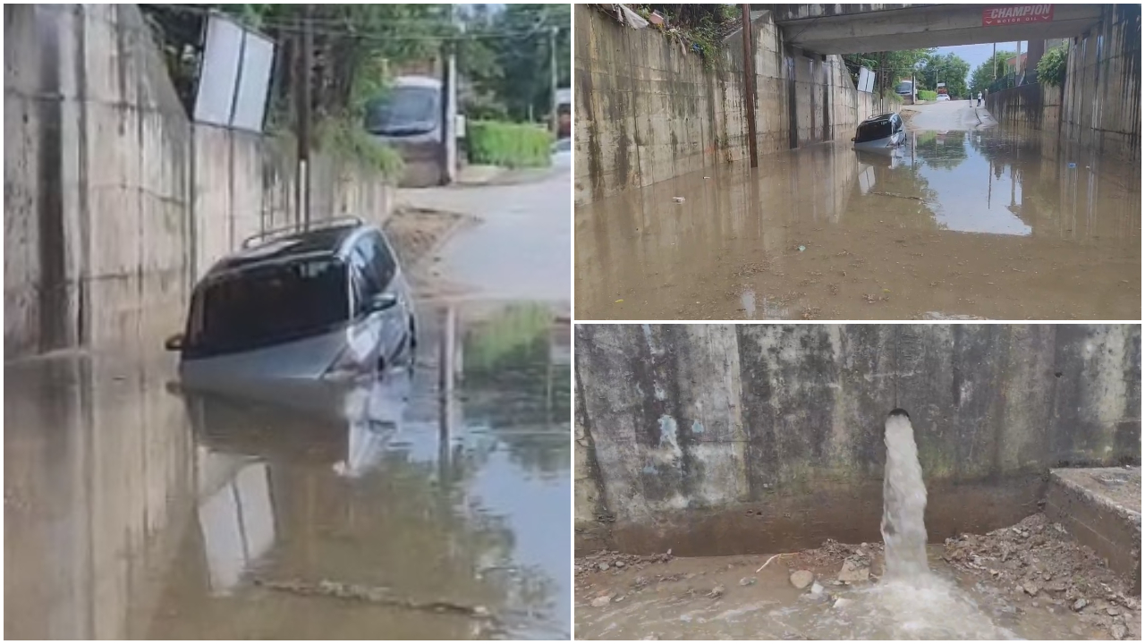 Возило заглавило во вода во Тетово, го ваделе пожарникари