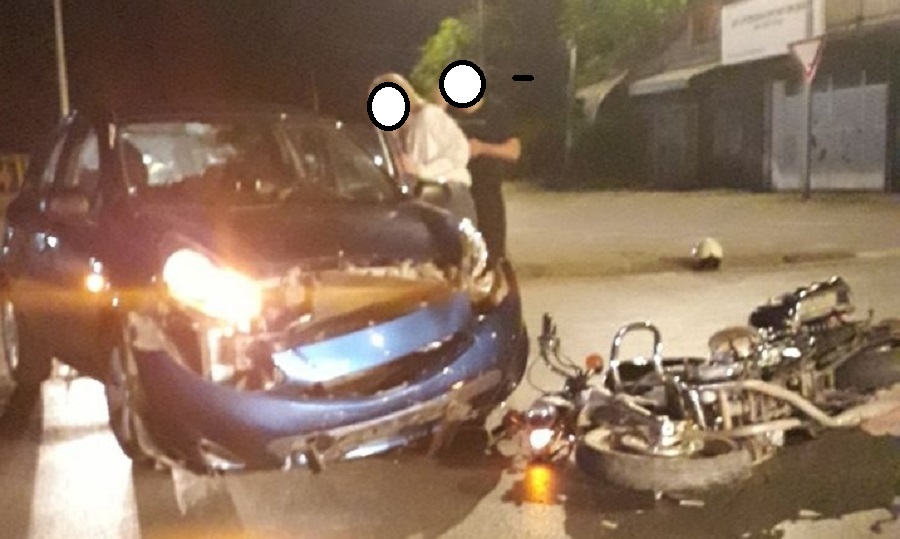 ФОТО: Тешка сообраќајна несреќа вечерва во Скопје, двајца повредени, од моторот не остана ништо…