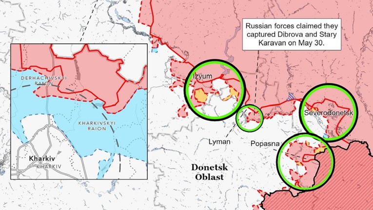 ФОТО: Институтот за војна објави нови мапи: „Расте бес во Русија“