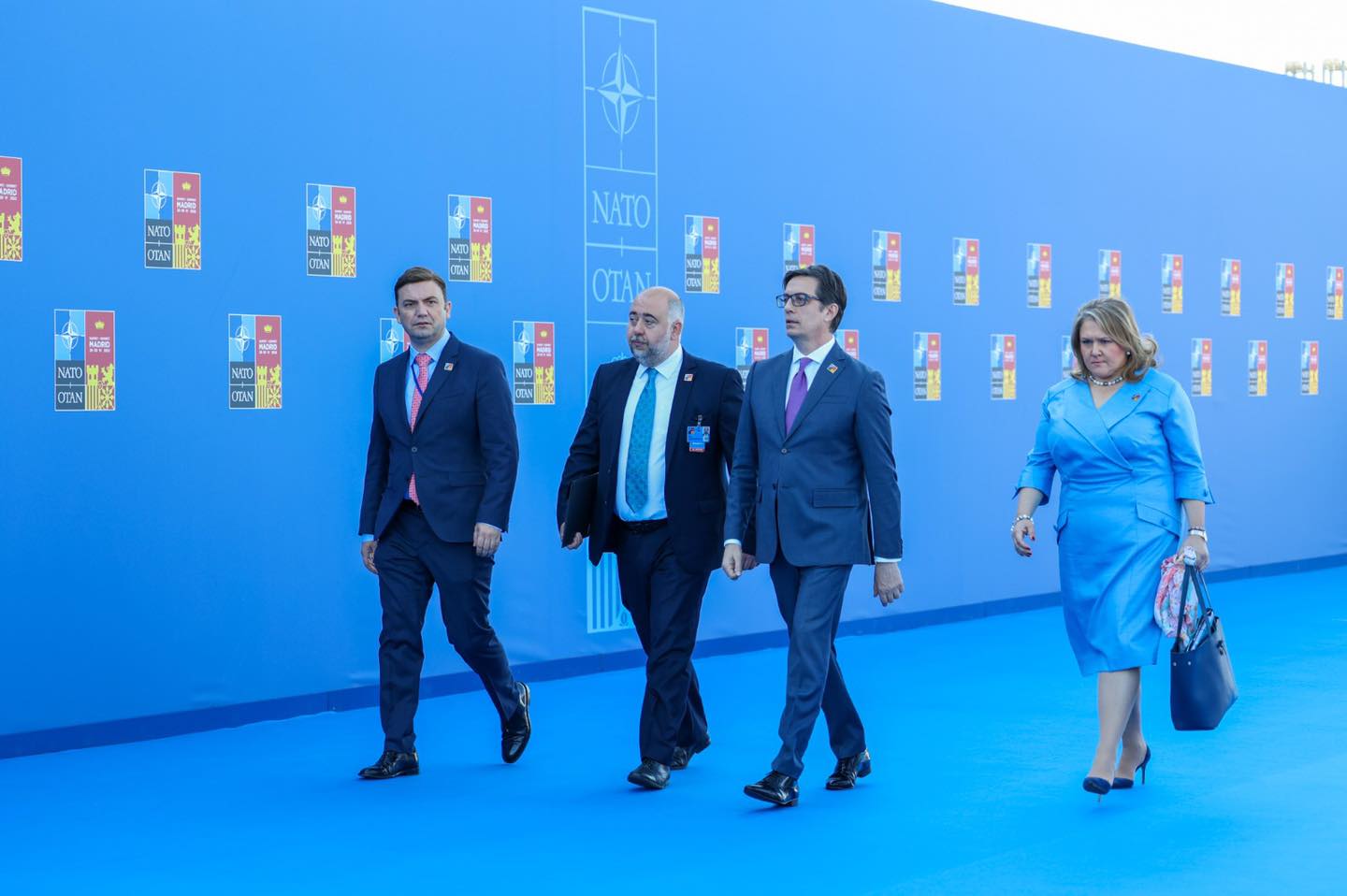 Пендаровски, Петровска и Османи на Самитот на НАТО во Мадрид