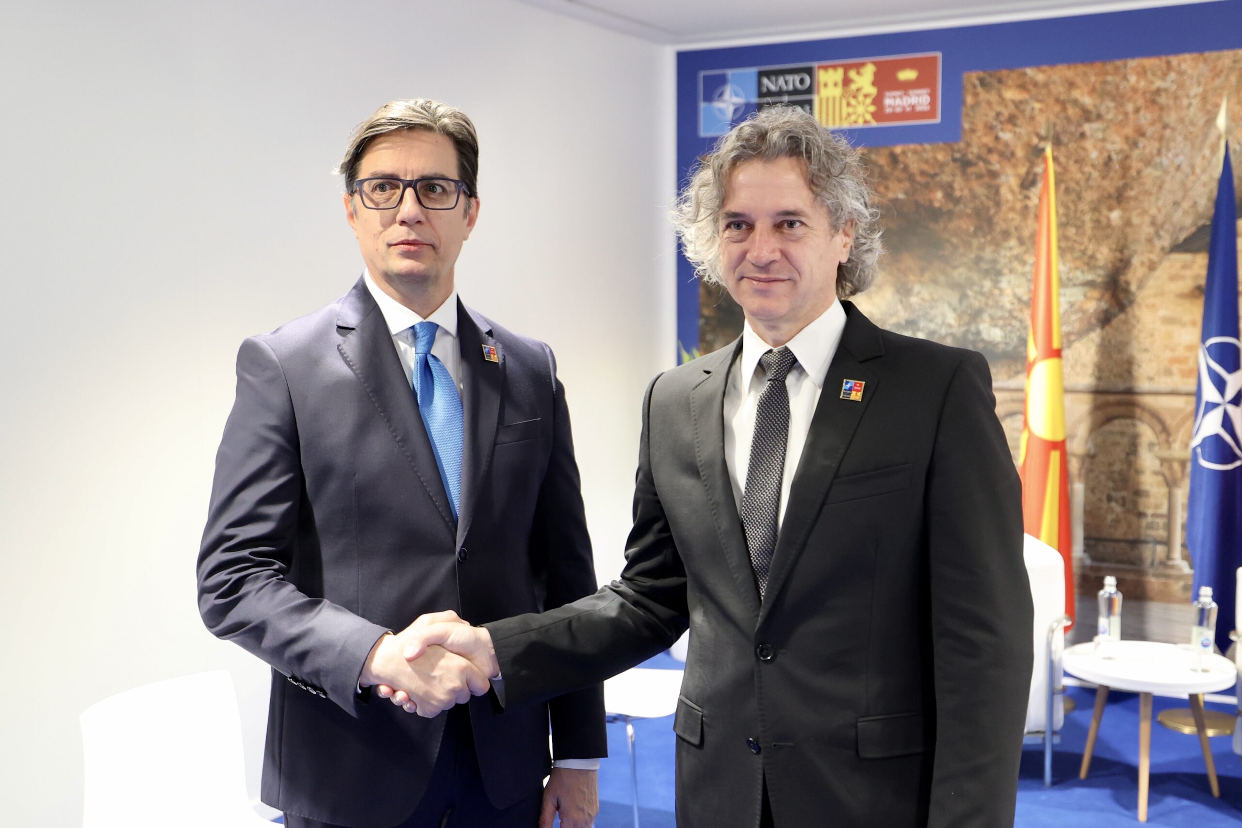 Средба на претседателот Пендаровски со словенечкиот премиер Голоб