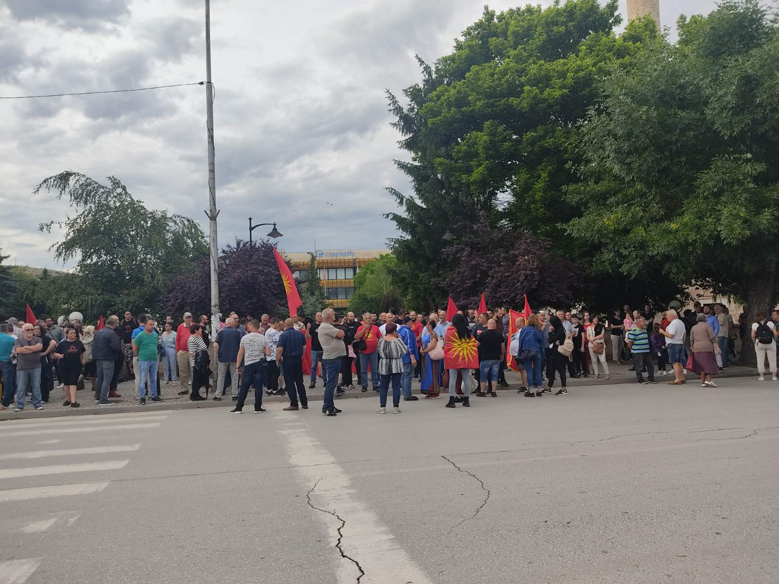 ФОТО: Протест во Битола за ослободување на Ламбе Алабаковски
