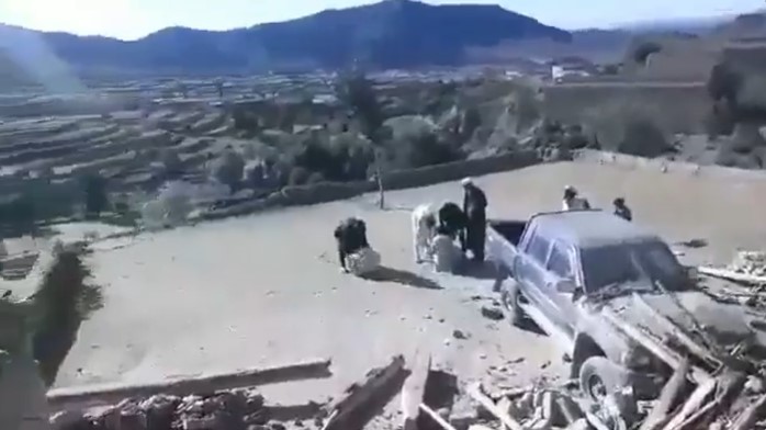 ВИДЕО: Први снимки од силниот земјотрес во Авганистан