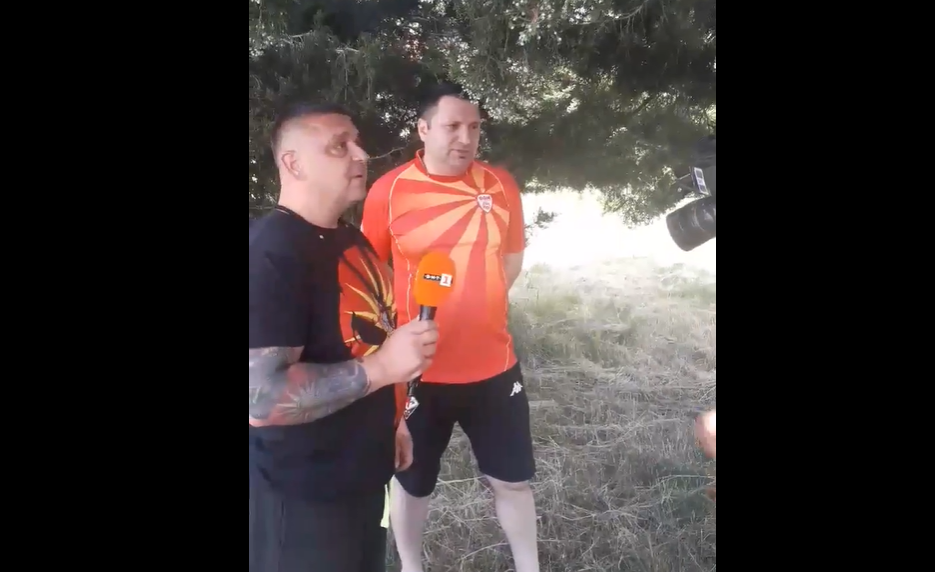 ВИДЕО: Македонски навивач за бугарски медиум: Вие го имате Заев и Азис, а ние Гоце Делчев, Горан Пандев, Јане Сандански…