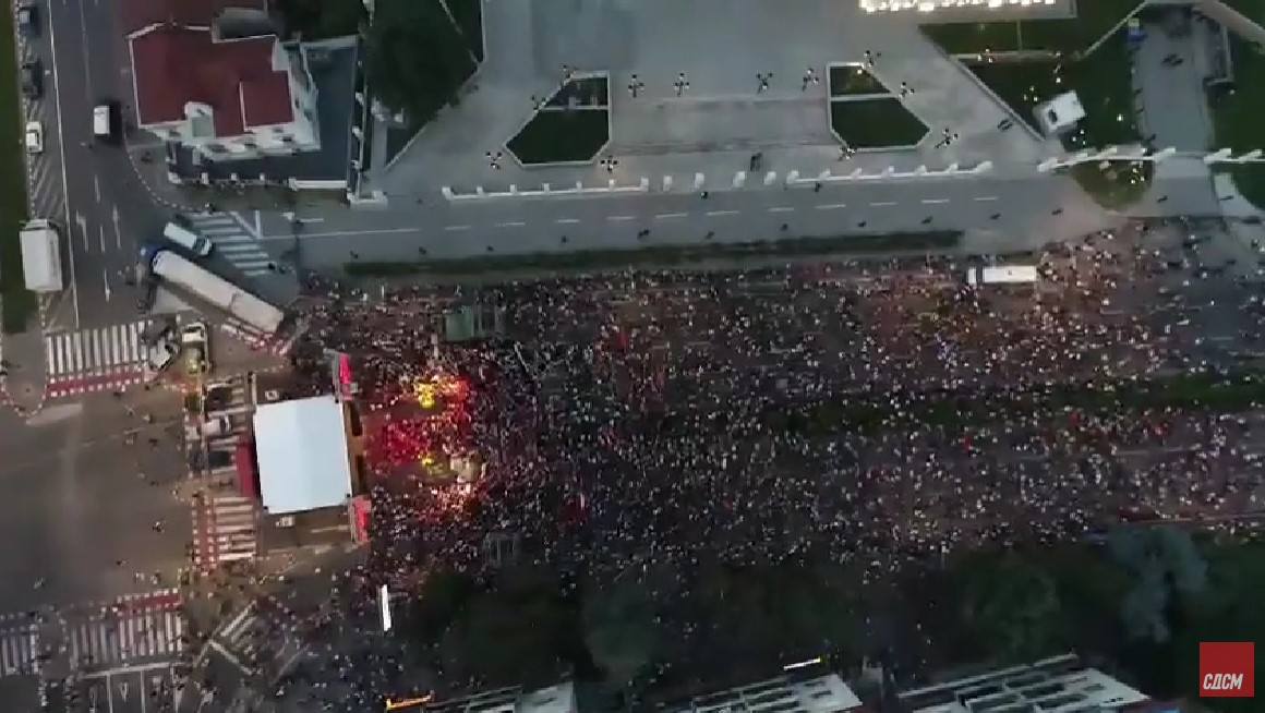 СДСМ го снимале протестот на опозицијата? – „Очајно се обидува да го сокрие дебаклот на митингот на ВМРО-ДПМНЕ“