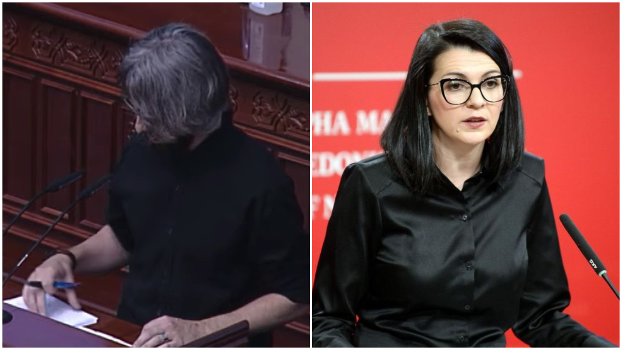 Апасиев кон министерката за култура: Со култура имате допир колку јас со нуклеарна физика, ама затоа финансирате песни за УЧК (ВИДЕО)