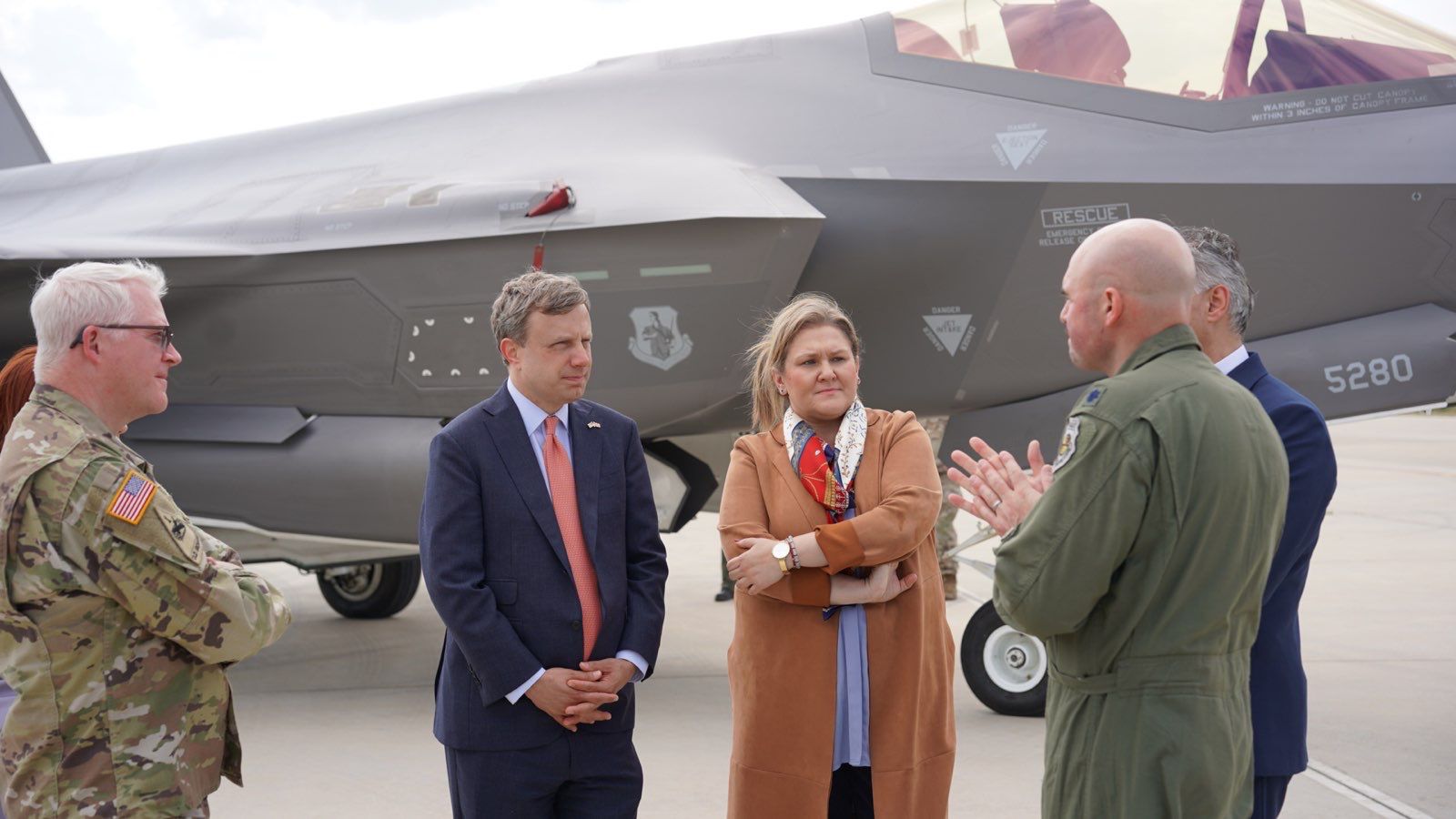 Најсовремените борбени авионите Ф-35 во Северна Македонија, демонстрација на силното сојузништво и гарант за безбедноста на НАТО – членките
