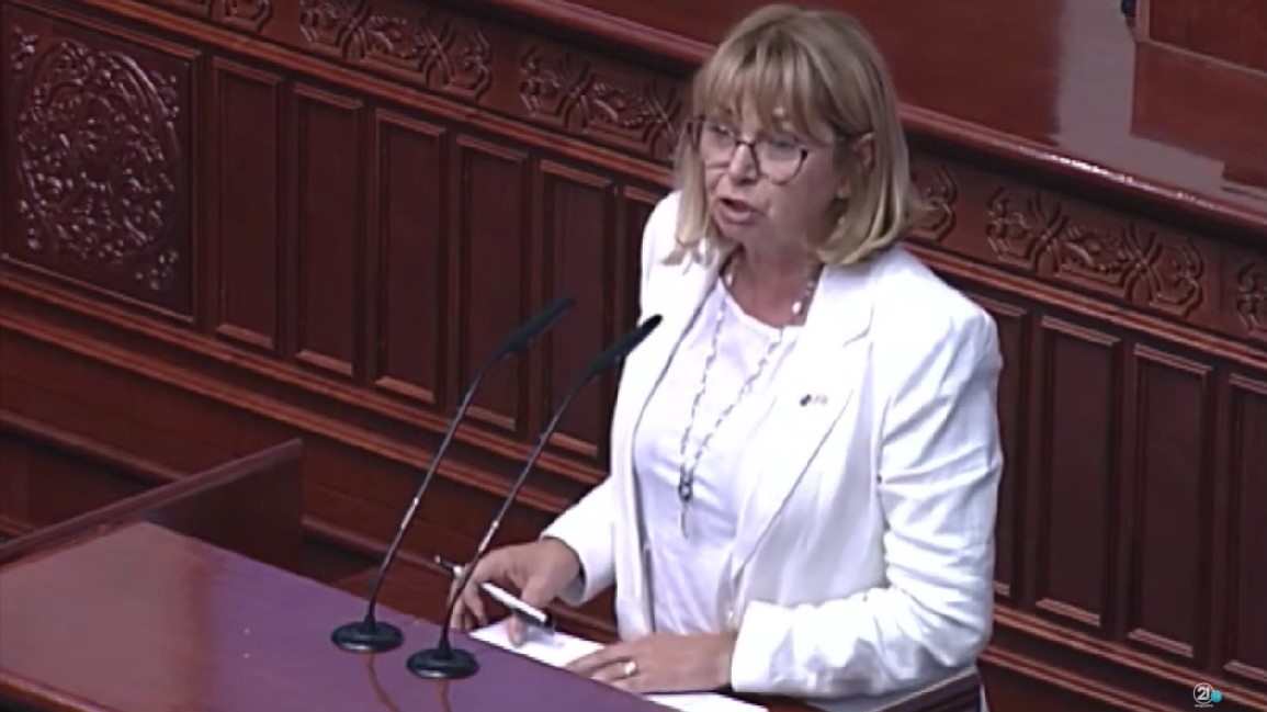 Калеска Ванчева: ВМРО-ДПМНЕ да им се извини на граѓаните за лагите, ние сме Македонци со македонски јазик, такви ќе останеме и такви ќе влеземе во ЕУ
