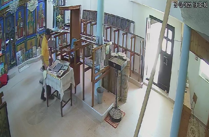 ВИДЕО: Ограбен манастирот Св. Илија во с. Давидово – Апел до граѓаните: Ако го препознаете крадецот, пријавете!