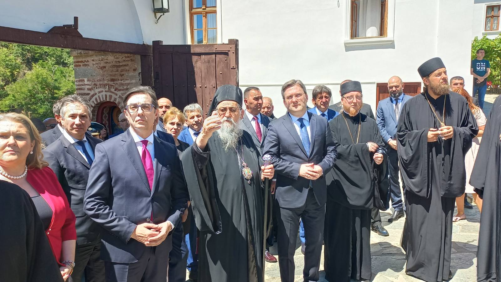 Пендаровски пристигна во манастирот „Св. Прохор Пчински“