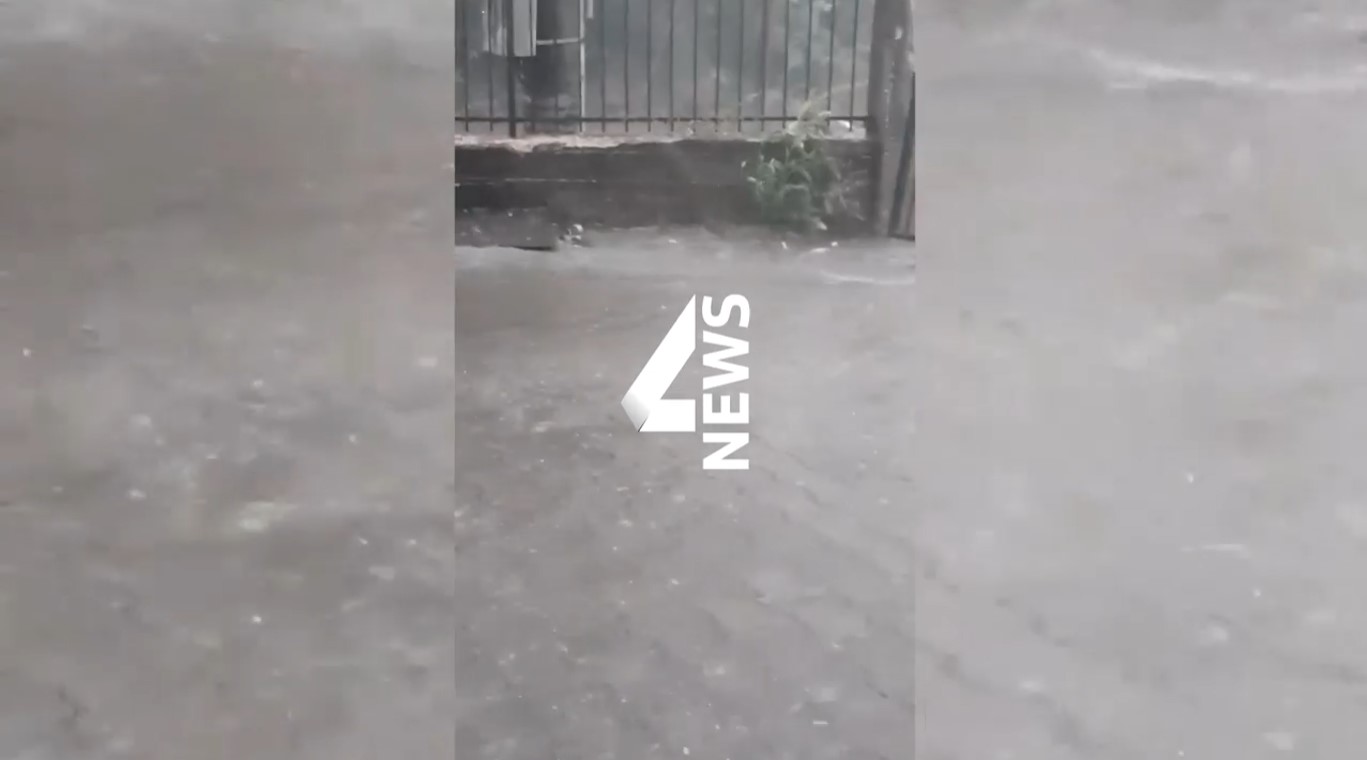 ВИДЕО: Ветер од 150 км/час во Пелагонија, невреме во Велес – нанесени штети од невремето во делови од Скопје