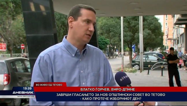 Ѓорчев: Очекувам победа на ВМРО-ДПМНЕ, на граѓаните им ветивме функционална општина која ќе ги решава нивните проблеми