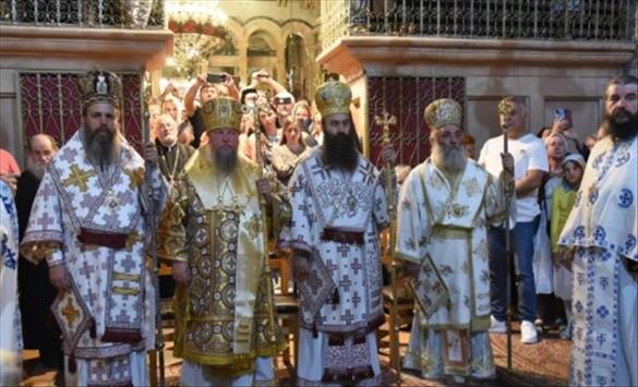 Епископ г. Партениј сослужуваше на торжествена Литургија на Светиот Гроб Господов