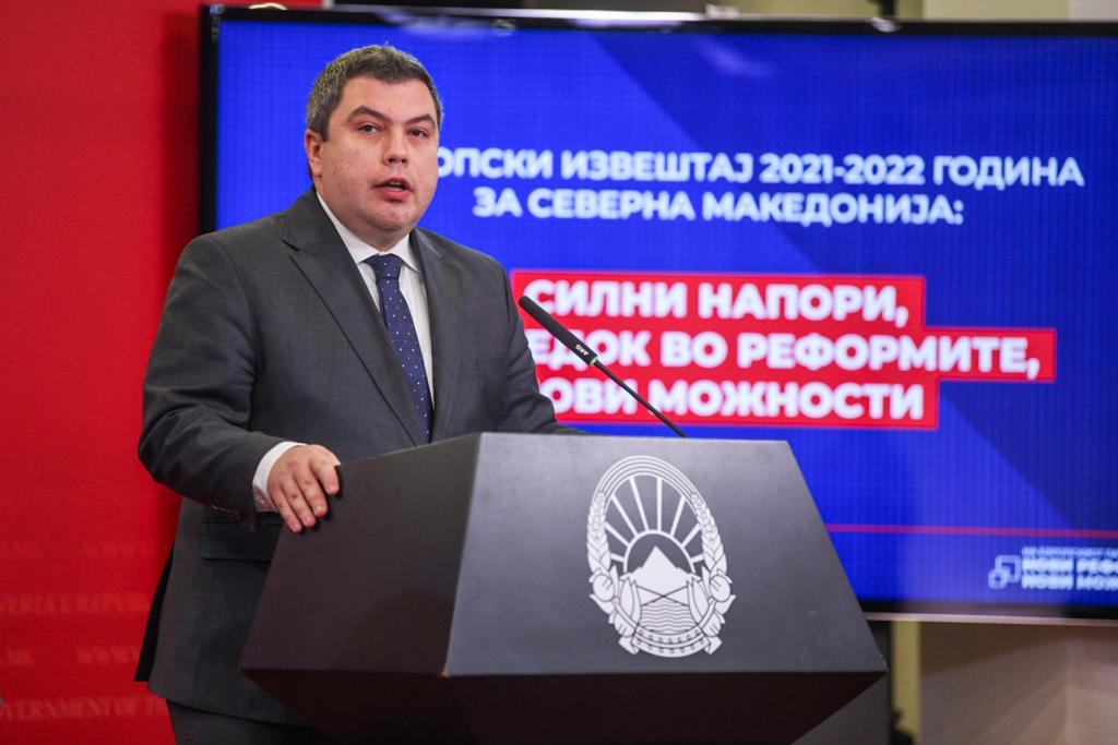 Маричиќ: Реформите се одржливи, имаме препознаен напредок од ЕК и ни претстојат нови можности