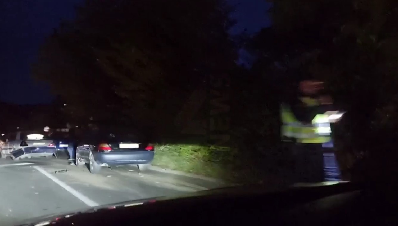 ВИДЕО: Сообраќајна несреќа вечерва кај Косел, Охрид
