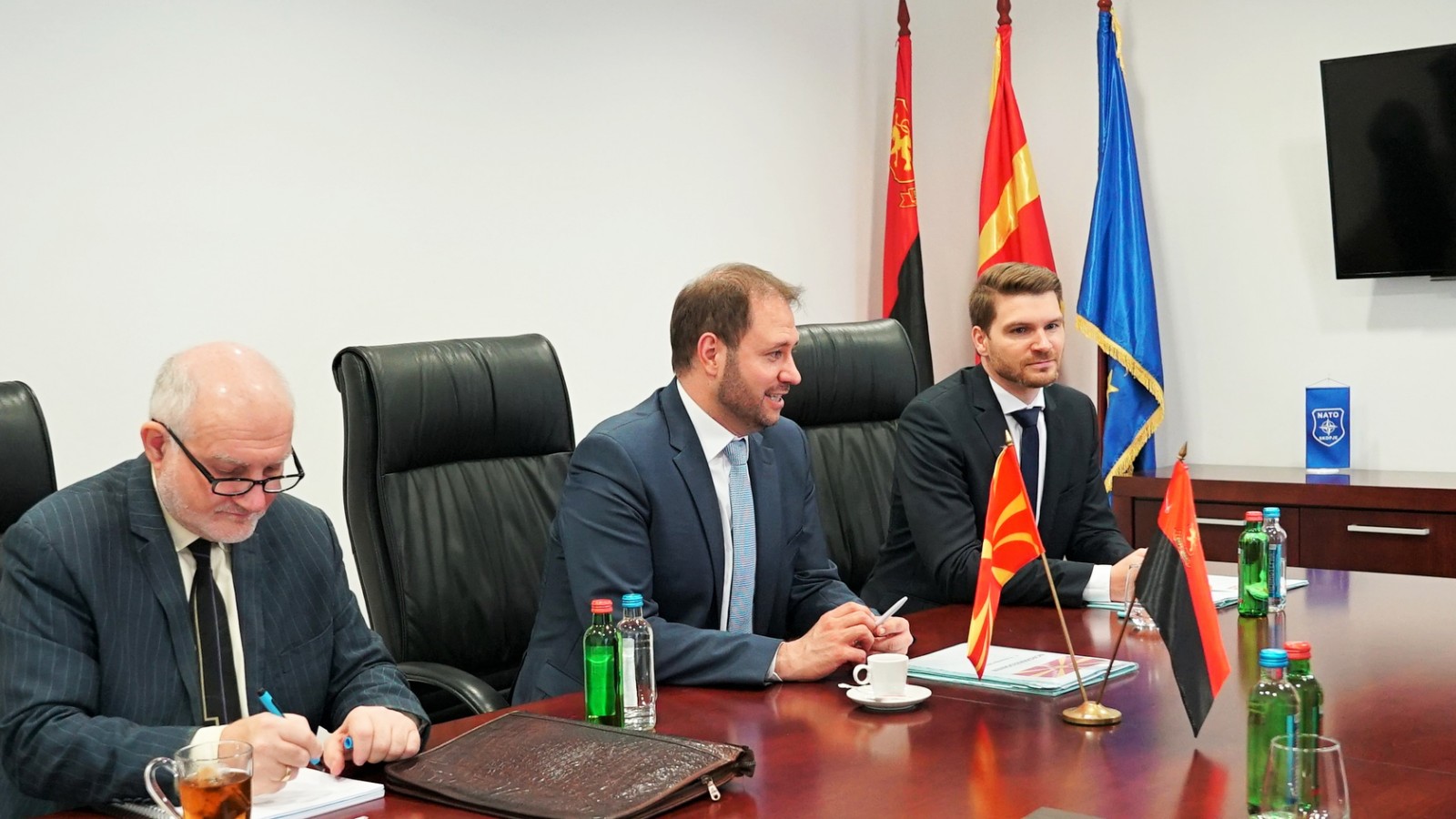 Мицкоски оствари средба со Европскиот пратеник од Австрија Сагарц