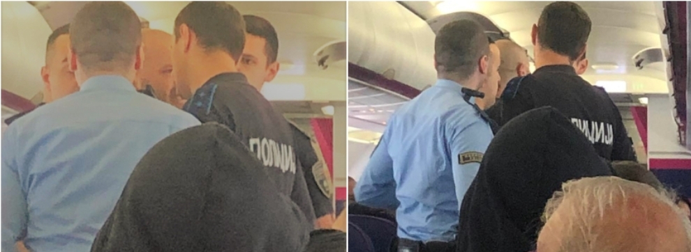 Патник се соблекол гол до појас и викал УЧК на летот Брисел до Скопје