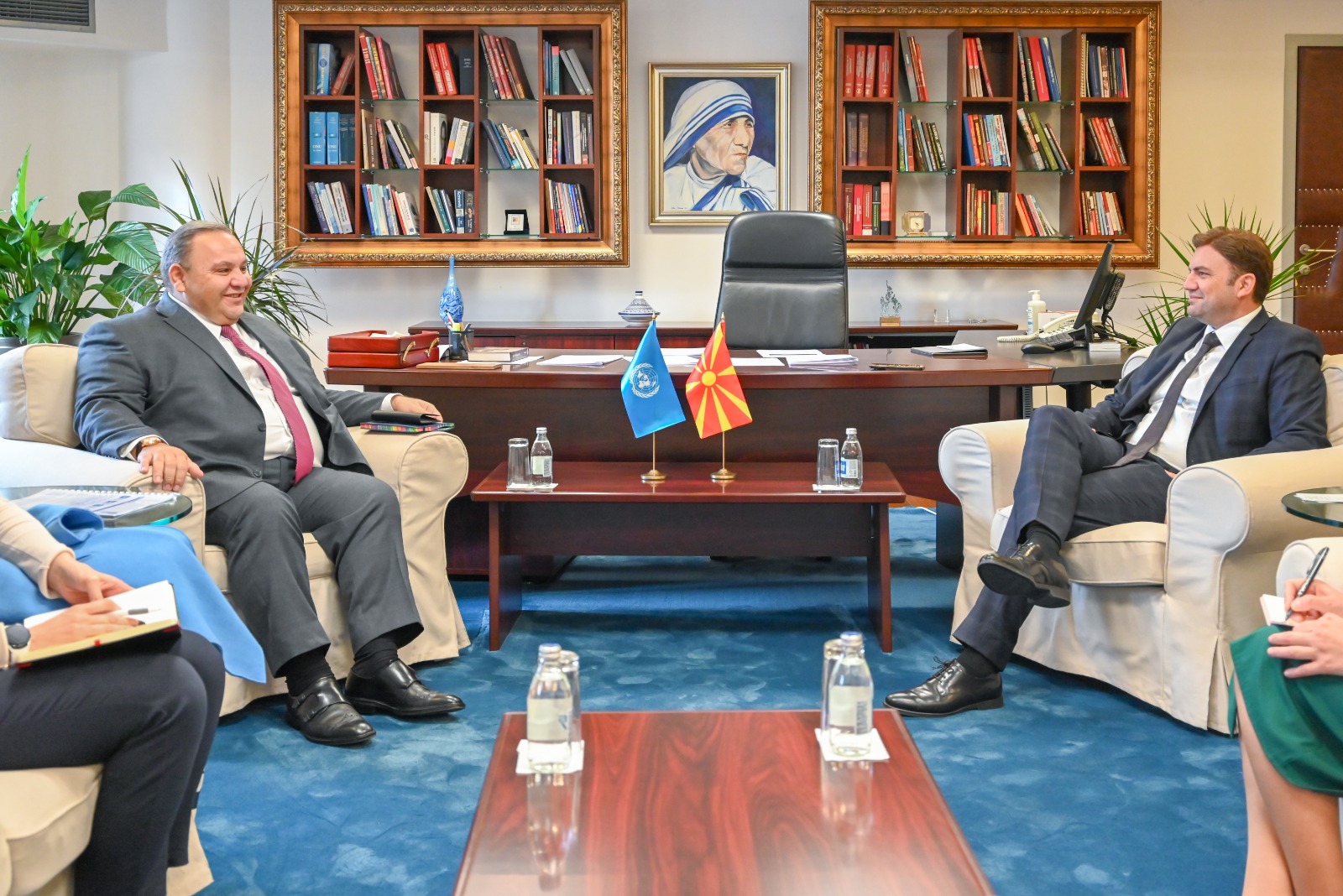 Средба Османи – Григорјан: Поздравена континуираната поддршка од страна на УНДП за севкупниот развој на нашата земја