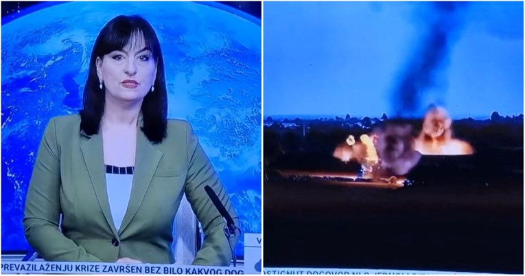 ВИДЕО: Националната телевизија прикажа сцени од ИГРА додека известуваше за Украина