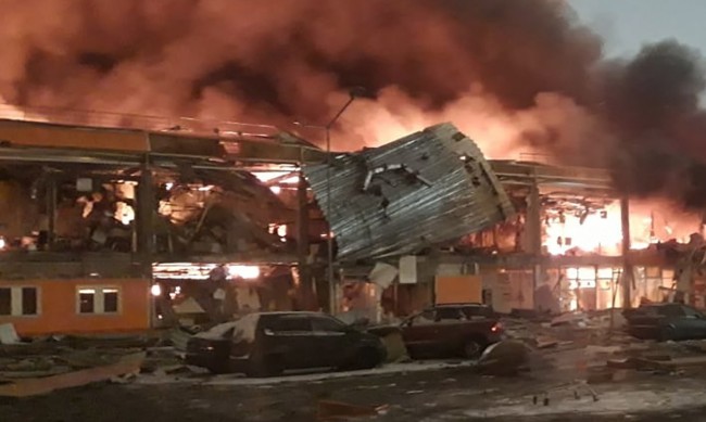 Нов пожар во трговски центар на периферијата на Москва