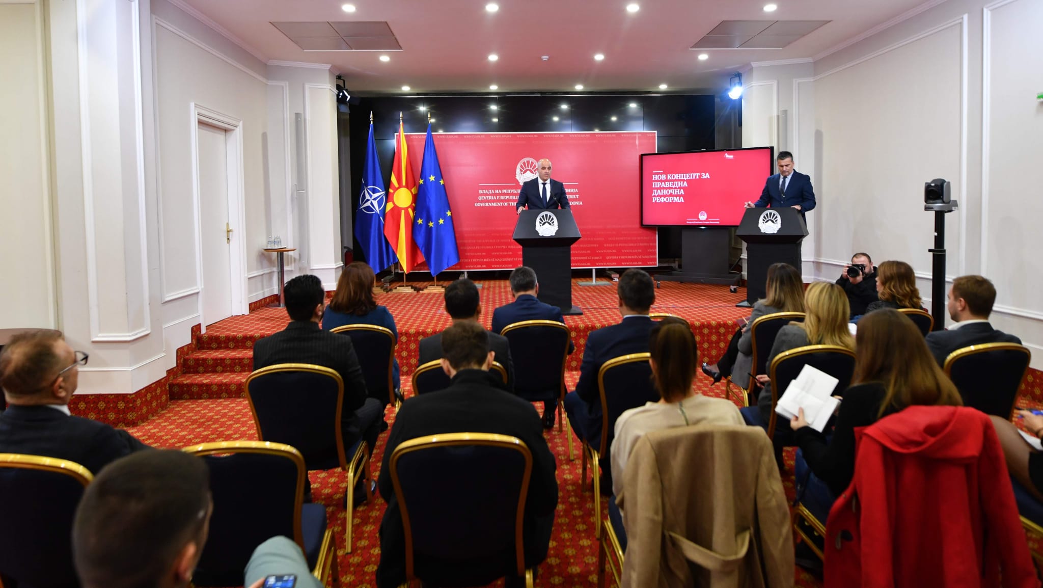 Ковачевски и Бесими го претставија новиот концепт на даночна реформа – Главна карактеристика е праведноста во оданочувањето