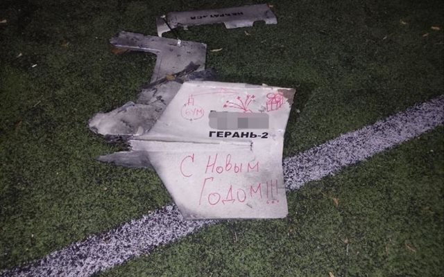 Украина собори 45 руски дронови на новогодишната ноќ