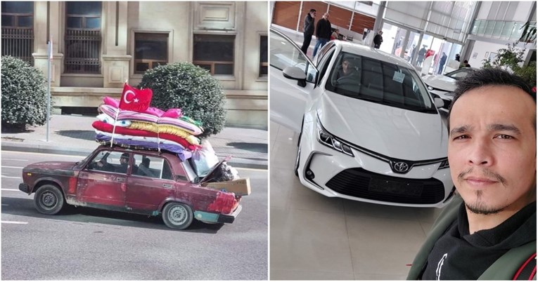 Доброто со добро се враќа: Азербејџанецот кој однесе помош за Турција, сега доби нов автомобил!