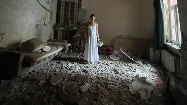 Дарија од Виница, која го видела својот дом уништен од руска ракета на денот на нејзината венчавка