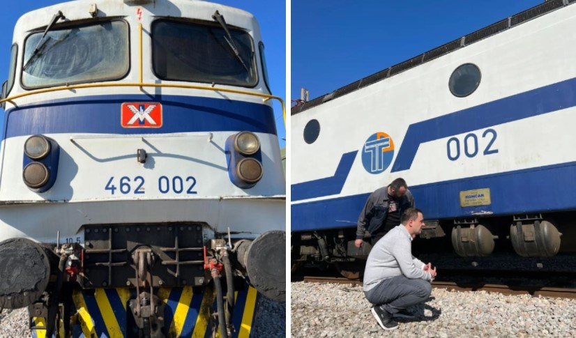 Пуштена во функција локомотивата со број 462-002 беше вон употреба повеќе од пет години