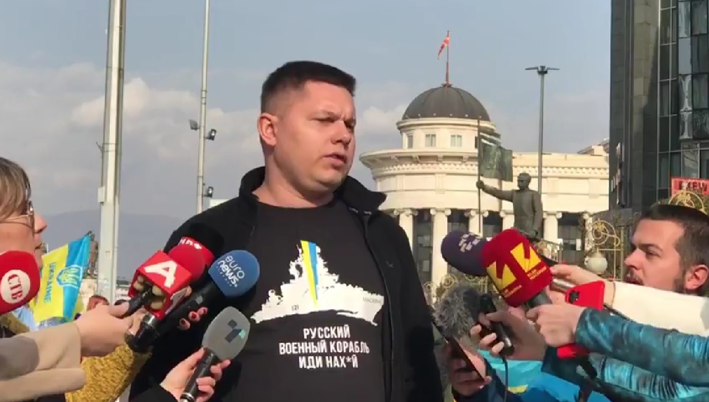 Украинците во земјава благодарни за поддршката што Северна Македонија ѝ ја дава на Украина