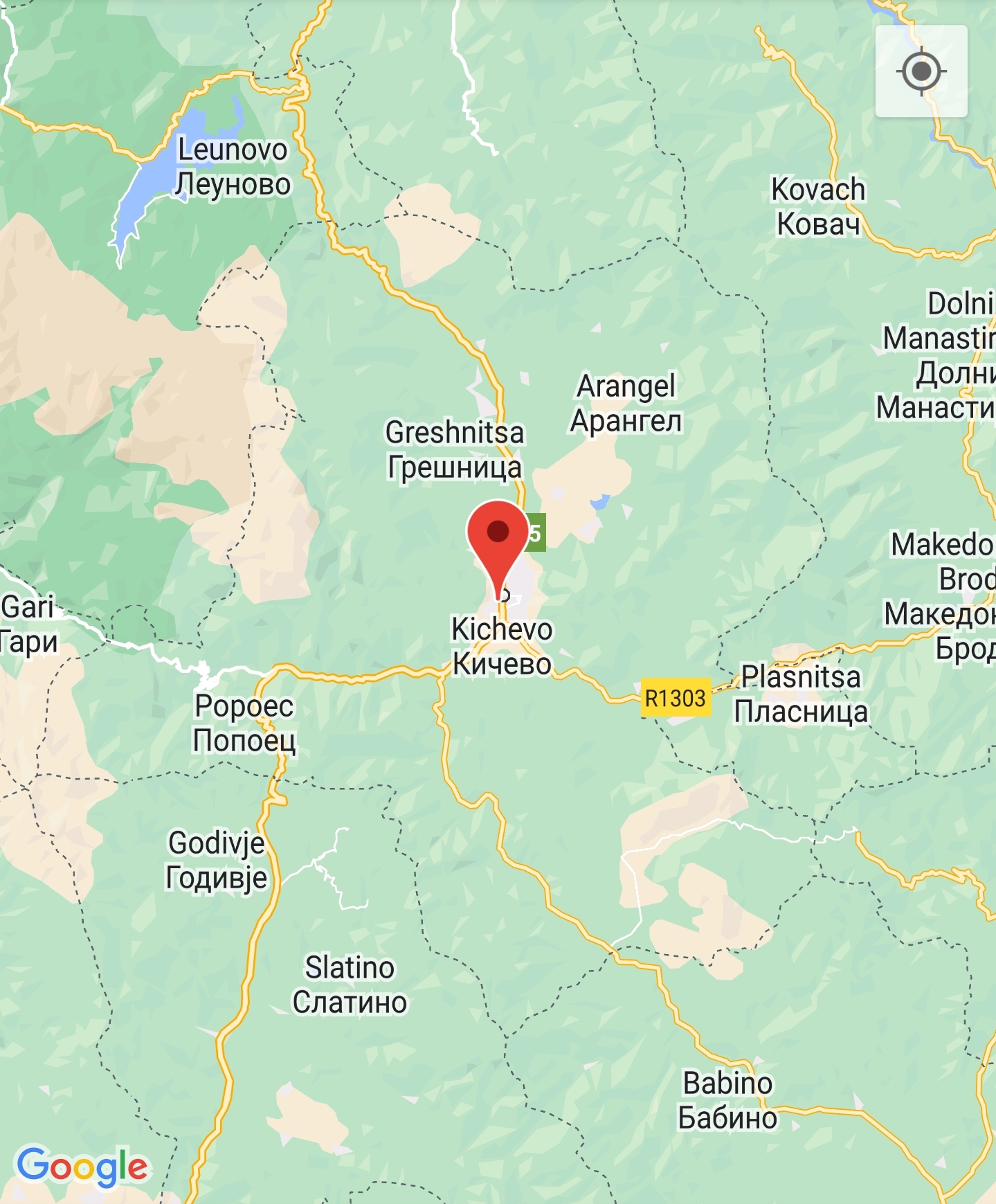 Земјотрес во Македонија, епицентар кај Кичево
