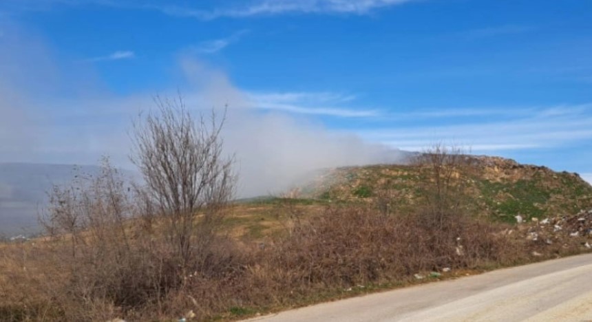 Подметнати пожари на дива депонија кај Визбегово