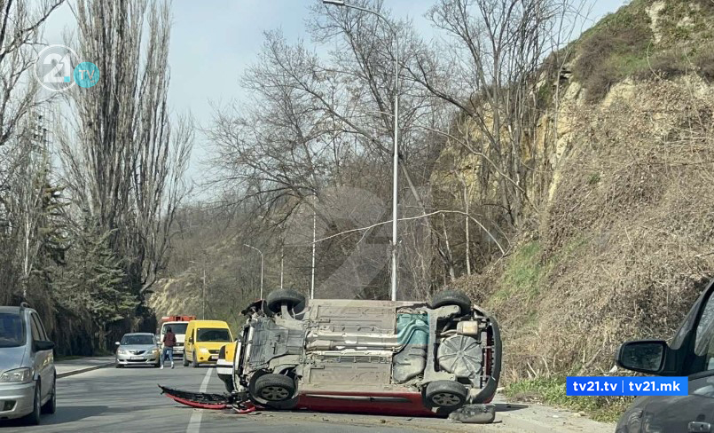 Тешка сообраќајка во Скопје