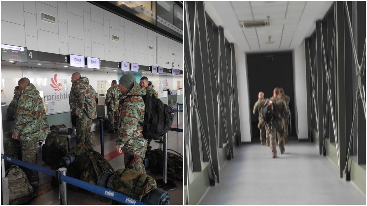 ФОТО: 24 македонски армиски припадници и 2 кучиња заминаа за Турција, обучени се за претрага и спасување