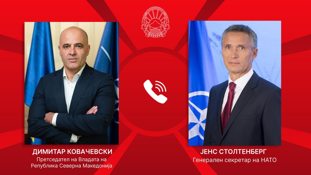 Ковачевски – Столтенберг: Обединети и силни заедно во НАТО, Северна Македонија е фактор на стабилност