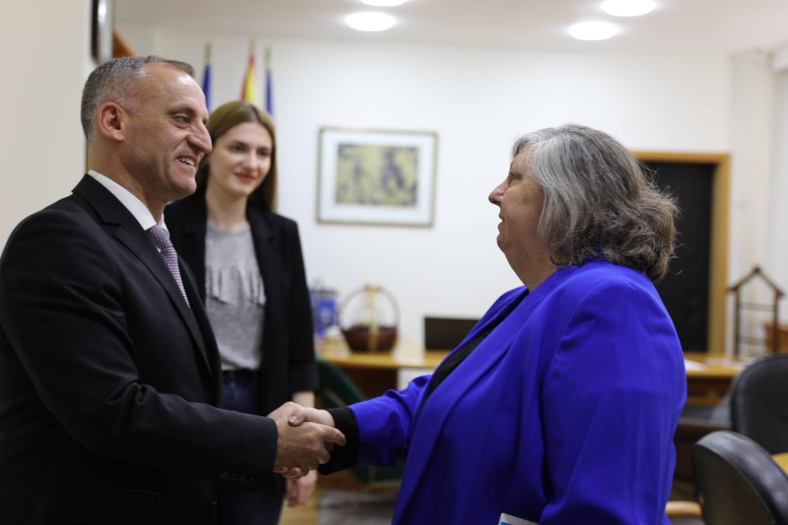 Mеџити на средба со претставничката на УНИЦЕФ, Патриција ДиЏовани