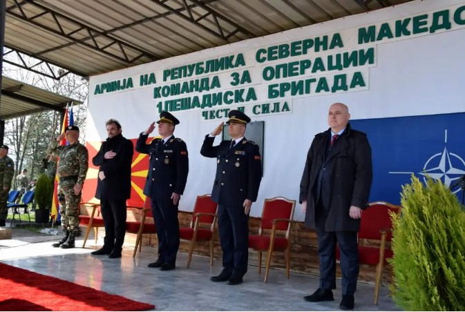 Во касарната „Страшо Пинџур“ во Петровец одбележан Денот на Првата пешадиска бригада