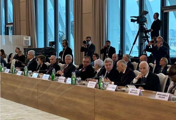 Екс претседателот Иванов на 10. Глобален Баку форум во Азербејџан