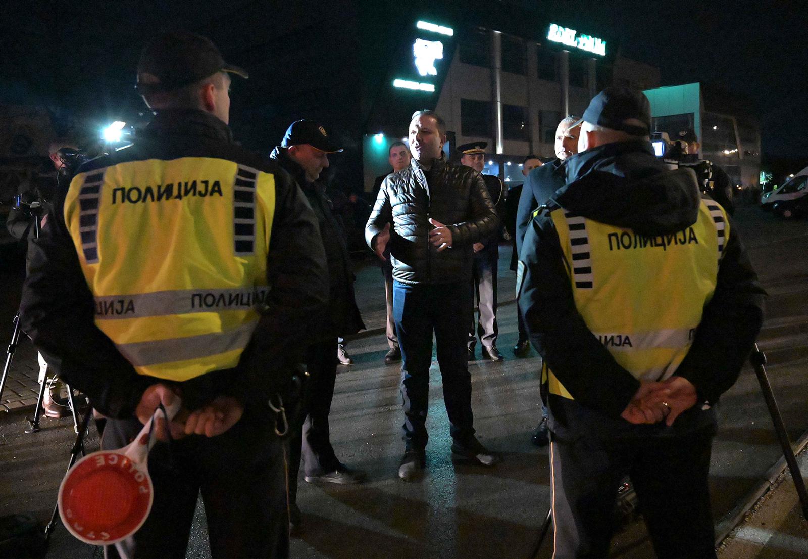 Спасовски на терен заедно со полицијата во скопски Чаир: Намалување за 50% на сообраќајните несреќи со жртви во првите два месеци од 2023 година