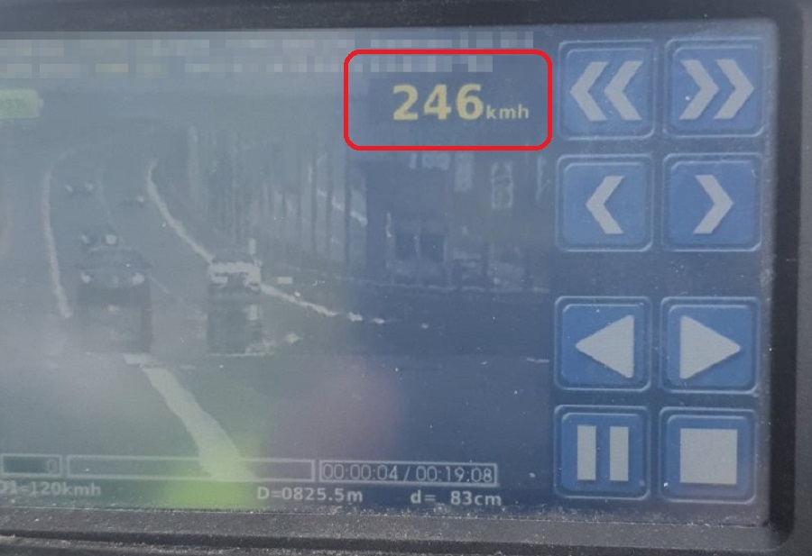 ФОТО: Возел со 246 km/h на македонски автопат